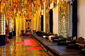 Chiang Mai - The Wat Chedi Luang, inside the viharn, or worship hall. 